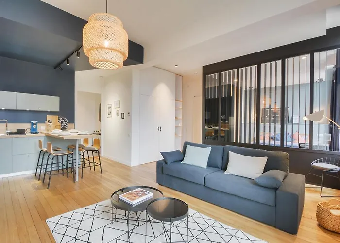 公寓 Loft Doryan ! Blue Haussmannien - Centre Gare - Excelsior - 2 A 4 Pers 南锡