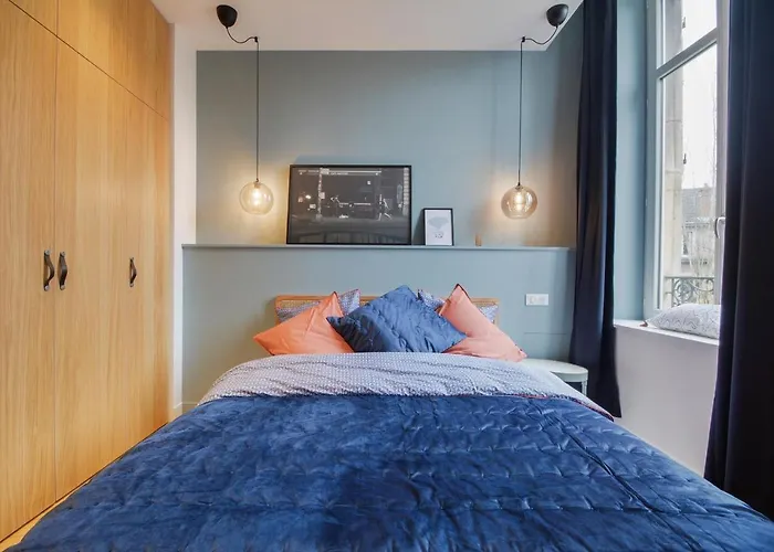 公寓 Loft Doryan ! Blue Haussmannien - Centre Gare - Excelsior - 2 A 4 Pers *