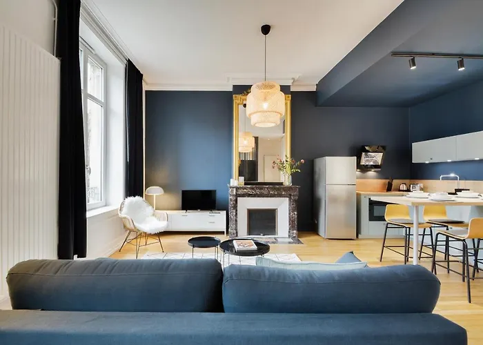 Loft Doryan ! Blue Haussmannien - Centre Gare - Excelsior - 2 A 4 Pers 公寓 *
